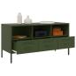 Preview: TV-Schrank Olivgrün 100,5x39x50,5 cm Stahl