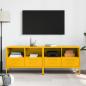 Preview: TV-Schränke 2 Stk. Senfgelb 68x39x50,5 cm Stahl