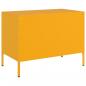 Preview: TV-Schränke 2 Stk. Senfgelb 68x39x50,5 cm Stahl