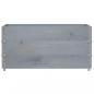 Preview: Pflanzkasten Grau 120x80 cm Massivholz Kiefer