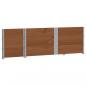 Preview: Pflanzkasten Braun 150x50 cm Massivholz Kiefer