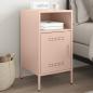 Preview: ARDEBO.de - Nachttisch Rosa 36x39x68 cm Stahl
