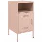 Preview: Nachttisch Rosa 36x39x68 cm Stahl