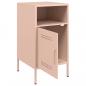Preview: Nachttisch Rosa 36x39x68 cm Stahl