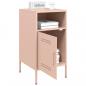 Preview: Nachttisch Rosa 36x39x68 cm Stahl