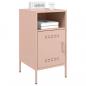 Preview: Nachttisch Rosa 36x39x68 cm Stahl