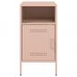 Preview: Nachttisch Rosa 36x39x68 cm Stahl