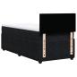 Preview: Boxspringbett mit Matratze Schwarz 90x200 cm Samt