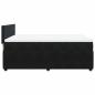 Preview: Boxspringbett mit Matratze Schwarz 140x190 cm Samt