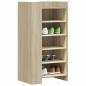 Preview: ARDEBO.de - Schuhschrank Sonoma-Eiche 52x37,5x100 cm Holzwerkstoff