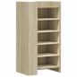 Preview: Schuhschrank Sonoma-Eiche 52x37,5x100 cm Holzwerkstoff