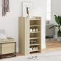 Preview: Schuhschrank Sonoma-Eiche 52x37,5x100 cm Holzwerkstoff