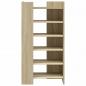 Preview: Schuhschrank Sonoma-Eiche 52x37,5x100 cm Holzwerkstoff