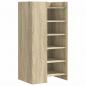 Preview: Schuhschrank Sonoma-Eiche 52x37,5x100 cm Holzwerkstoff