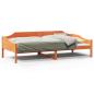 Preview: Massivholzbett ohne Matratze Wachsbraun 90x190 cm Kiefernholz