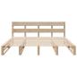Preview: Massivholzbett ohne Matratze 200x200 cm Kiefer