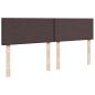 Preview: Boxspringbett mit Matratze Dunkelbraun 180x200 cm Stoff