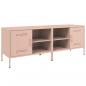 Preview: TV-Schränke 2 Stk. Rosa 68x39x50,5 cm Stahl