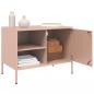 Preview: TV-Schränke 2 Stk. Rosa 68x39x50,5 cm Stahl