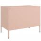 Preview: TV-Schränke 2 Stk. Rosa 68x39x50,5 cm Stahl