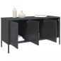 Preview: TV-Schrank Anthrazit 100,5x39x50,5 cm Stahl