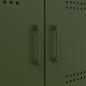 Preview: TV-Schrank Olivgrün 68x39x50,5 cm Stahl