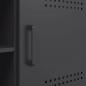 Preview: TV-Schrank Schwarz 100,5x39x50,5 cm Stahl