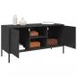 Preview: TV-Schrank Schwarz 100,5x39x50,5 cm Stahl