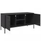Preview: TV-Schrank Schwarz 100,5x39x50,5 cm Stahl