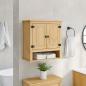 Preview: ARDEBO.de - Bad-Wandschrank Corona 70x33x71,5 cm Massivholz Kiefer