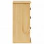 Preview: Bad-Wandschrank Corona 70x33x71,5 cm Massivholz Kiefer