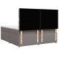 Preview: Boxspringbett mit Matratze Taupe 180x200 cm Stoff