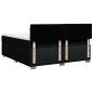 Preview: Boxspringbett mit Matratze Schwarz 180x200 cm Stoff