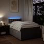 Preview: Boxspringbett mit Matratze Taupe 120x190 cm Stoff