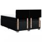 Preview: Boxspringbett mit Matratze Schwarz 160x200 cm Stoff
