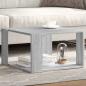 Preview: ARDEBO.de - Couchtisch Grau Sonoma-Eiche 51,5x51,5x30 cm Holzwerkstoff