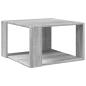 Preview: Couchtisch Grau Sonoma-Eiche 51,5x51,5x30 cm Holzwerkstoff