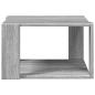 Preview: Couchtisch Grau Sonoma-Eiche 51,5x51,5x30 cm Holzwerkstoff