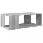 Preview: Couchtisch Grau Sonoma-Eiche 89,5x48x30 cm Holzwerkstoff