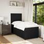 Preview: Boxspringbett mit Matratze Schwarz 90x200 cm Samt