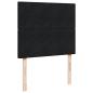 Preview: Boxspringbett mit Matratze Schwarz 120x200 cm Samt