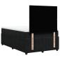 Preview: Boxspringbett mit Matratze Schwarz 120x200 cm Samt