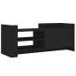 Preview: TV-Schrank Schwarz 100x35x40 cm Holzwerkstoff