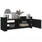 Preview: TV-Schrank Schwarz 100x35x40 cm Holzwerkstoff