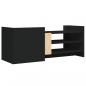 Preview: TV-Schrank Schwarz 100x35x40 cm Holzwerkstoff