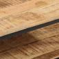Preview: Couchtisch 100x50x35 cm Raues Massivholz Mango