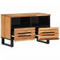 Preview: TV-Schrank 70x34x46 cm Massivholz Akazie
