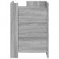 Preview: Nachttisch Grau Sonoma 45x50x65 cm Holzwerkstoff