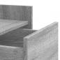 Preview: Nachttisch Grau Sonoma 45x50x65 cm Holzwerkstoff