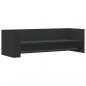 Preview: Wandregal Schwarz 100x35x30,5 cm Holzwerkstoff